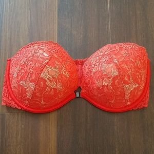 Victorias secret front closure strapless bra